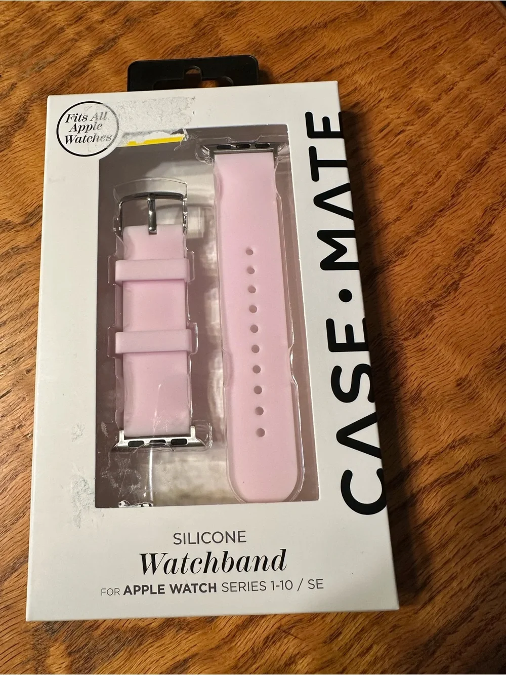 case-mate Silicone Watchband in Light Pink for Apple Watch